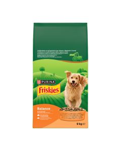 Friskies Dog Balance Adult Κοτόπουλο & Λαχανικά 9kg