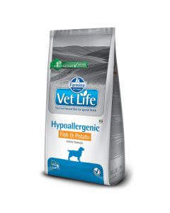 Vetlife Dog Hypoallergenic με Ψάρι & Πατάτα 12kg