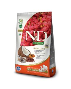 N&D Quinoa Dog Skin & Coat με Ρέγγα 7kg