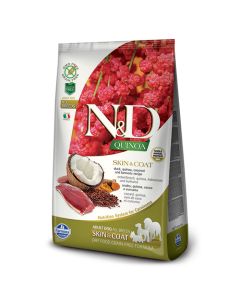 N&D Quinoa Dog Skin & Coat με Πάπια 2.5kg