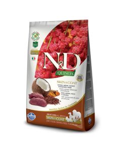 N&D Quinoa Dog Skin & Coat με Ελάφι 7kg