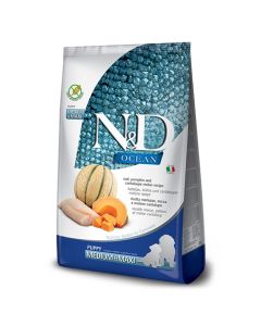 N&D Ocean Dog Puppy Medium-Maxi με Μπακαλιάρο & Κολοκύθα 2.5kg