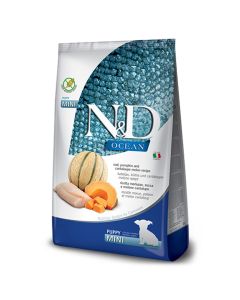 N&D Ocean Dog Puppy Mini με Μπακαλιάρο & Κολοκύθα 2.5kg