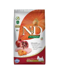 N&D Pumpkin Dog Adult Mini με Κοτόπουλο, Κολοκύθα & Ρόδι 2.5kg