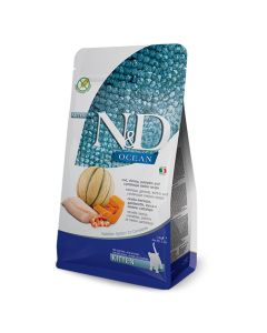 N&D Ocean Cat Kitten με Μπακαλιάρο & Κολοκύθα 1.5kg