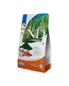 N&D Spirulina Cat Kitten με Ρέγγα 1.5kg