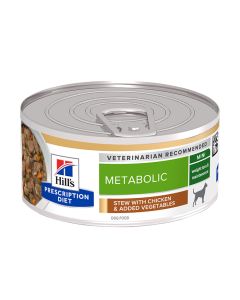 Hill's Prescription Diet Canine Mini Metabolic Stew με Κοτόπουλο & Λαχανικά 156gr