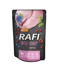 Rafi Dog Πατέ με Γαλοπούλα, Μύρτιλο & Κράνμπερι 300gr