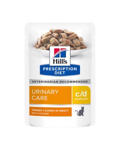 Hill's Prescription Diet Feline c/d Multicare Urinary Care με Κοτόπουλο 85gr