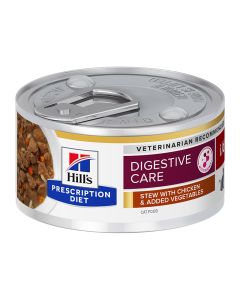 Hill's Prescription Diet Feline i/d Digestive Stew με Κοτόπουλο & Λαχανικά 82gr