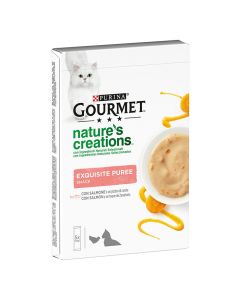Gourmet Nature's Creations Puree Σολομός & Καρότα 5x10gr