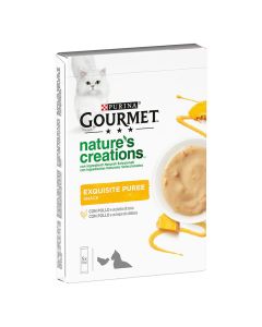 Gourmet Nature's Creations Puree Κοτόπουλο & Κολοκύθα 5x10gr