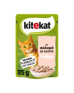 Kitekat με Σολομό σε Σάλτσα 85gr