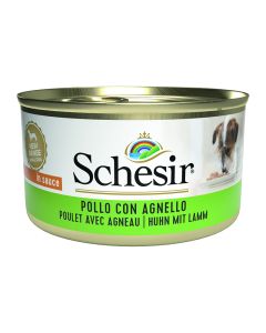 Schesir Dog Adult Small Κοτόπουλο & Αρνί 85gr