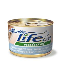 Life Cat με Τόνο & Λευκό Ψάρι 150gr