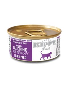 Kippy Cat Πατέ Sterilised με Γαλοπούλα 85gr