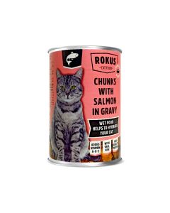 Rokus Γάτας με Σολομό 415gr