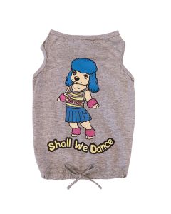 Pet Μπλούζα Σκύλου Shall We Dance Γκρι L 28cm