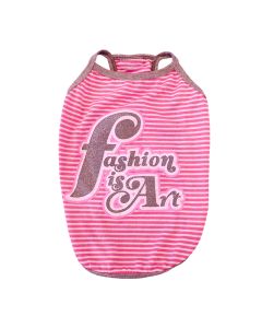 Pet Μπλούζα Σκύλου Fashion Is Art Ροζ L 27cm
