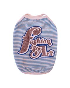 Pet Μπλούζα Σκύλου Fashion Is Art Μπλε Μ 25cm