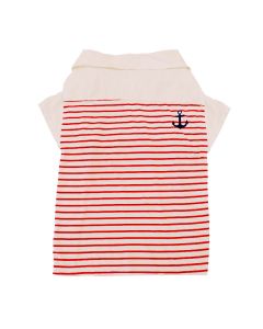 Pet Μπλούζα Σκύλου Ριγέ Κόκκινο XL 60cm