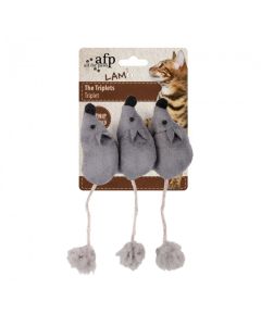 AFP Παιχνίδι Γάτας Lambswool The Triplets 7cm 3τμχ