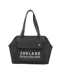 Zooland Τσάντα Μεταφοράς Canvas Μαύρη 36x18x28cm