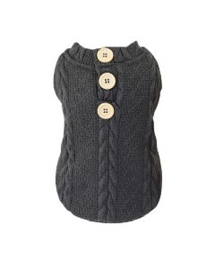 Pet Πουλόβερ Σκύλου Ανθρακί XL 35cm