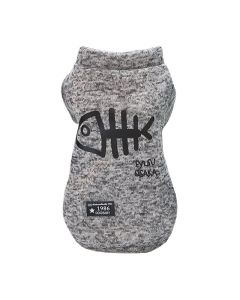 Pet Φούτερ Σκύλου Γκρι S