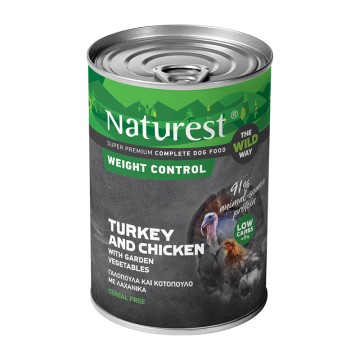 Naturest Weight Control Γαλοπούλα, Κοτόπουλο & Λαχανικά 400gr