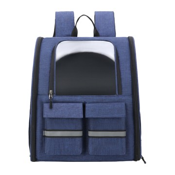 Pet Τσάντα Μεταφοράς Navy Μπλε 36x28x41cm