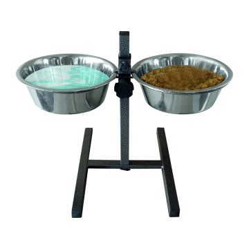 Pet Βάση Ρυθμιζόμενη με 2 Μπολ 2.8L