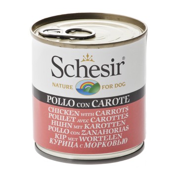 Schesir Dog Κοτόπουλο & Καρότα σε Ζελέ 285gr