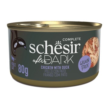 Schesir Cat After Dark Κοτόπουλο & Πάπια 80gr