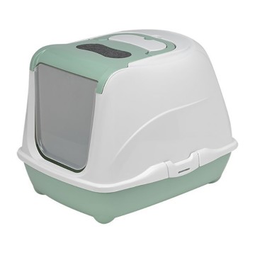 Moderna Flip Cat Κλειστή Τουαλέτα Γάτας Soft Green 50x39x37cm