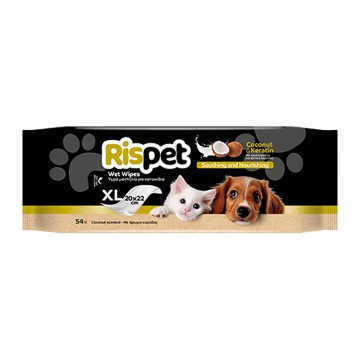 Rispet Υγρά Μαντηλάκια Coconut & Keratin 54τμχ
