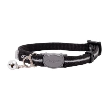 Rogz Περιλαίμιο Γάτας Alley Safety Release Μαύρο S 20-31cm