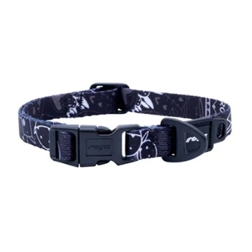 Rogz Περιλαίμιο Σκύλου Fusion Midnight Black L 34-56cm