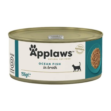 Applaws Cat Ψάρια Ωκεανού σε Ζωμό Κονσέρβα 156gr