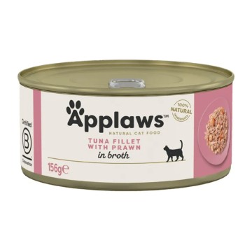 Applaws Cat Τόνος Φιλέτο με Γαρίδες σε Ζωμό Κονσέρβα 156gr