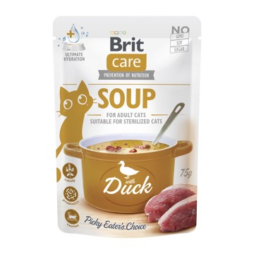 Brit Care Cat Soup Duck 75gr