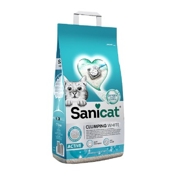 Sanicat Active Clumping Λευκή Άμμος Μπετονίτη Marseille Soap 10L