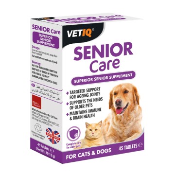 VetIQ Senior Care Cats & Dogs 45tabs