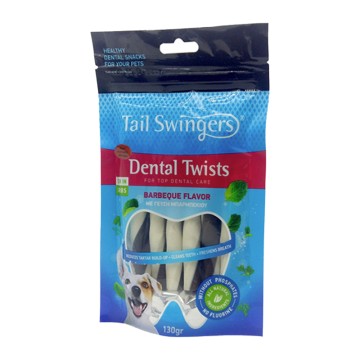 Tail Swingers Small Breeds Dental Twists Barbeque 130gr