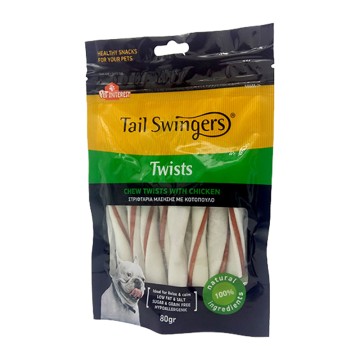Tail Swingers Twists με Κοτόπουλο Small 80gr 9εκ.