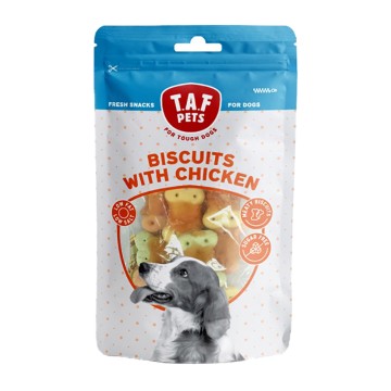 Taf Pets Fresh Treats Chicken Biscuits Μπισκότα με Κοτόπουλο 75gr
