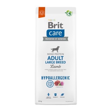 Brit Care Hypoallergenic Dog Adult Large Lamb & Rice 12kg