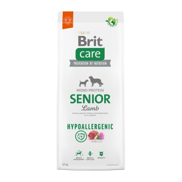 Brit Care Hypoallergenic Dog Senior Lamb & Rice 12kg