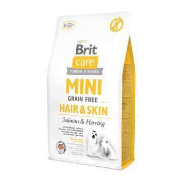 Brit Care Mini Dog Adult Grain Free Hair & Skin Salmon & Herring 2kg