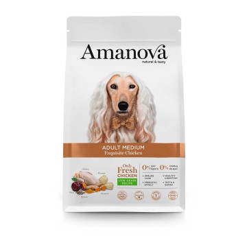 Amanova Dog Adult Medium Exquisite Chicken 2kg Low Grain